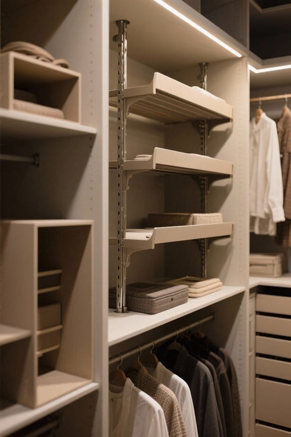 adjustable closet organizer factors