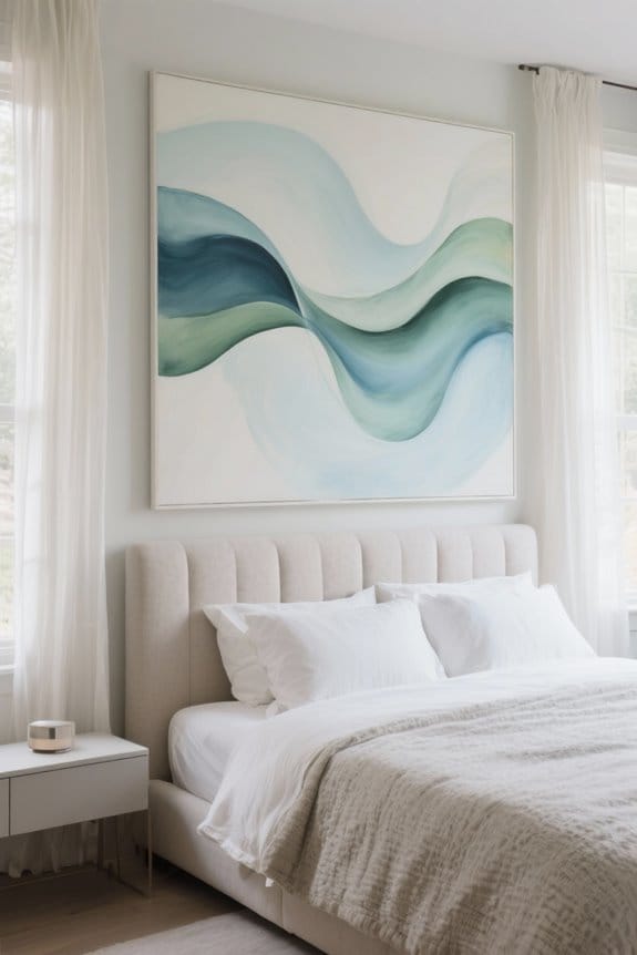 calming abstract art influences