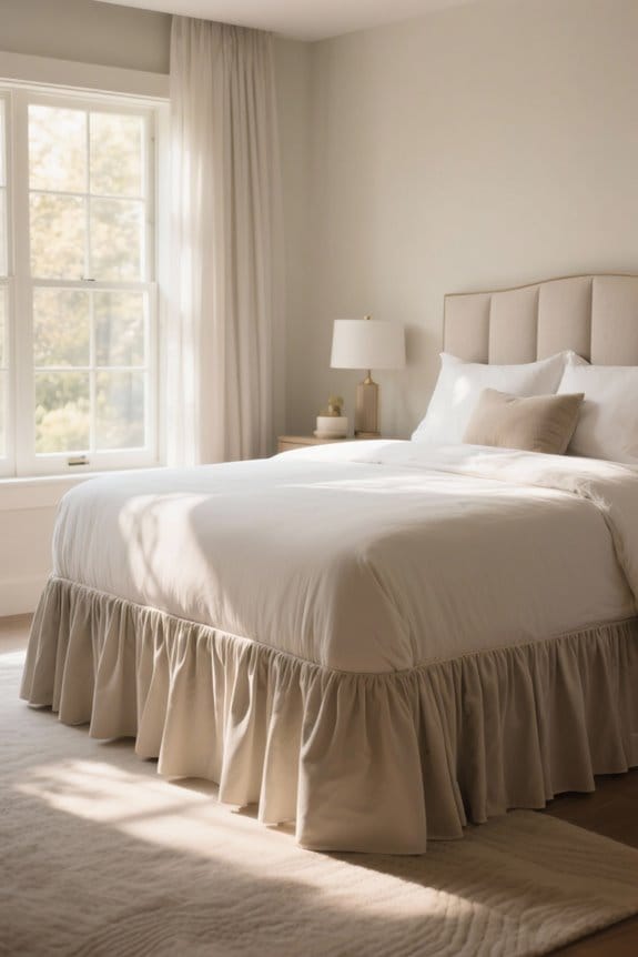 king bed adjustable skirts