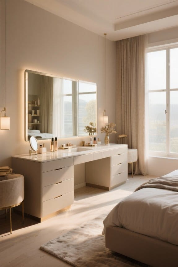 large vanity tables selection
