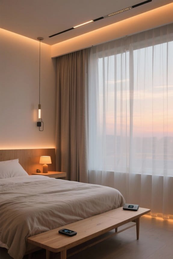 timer controlled lighting benefits sleep