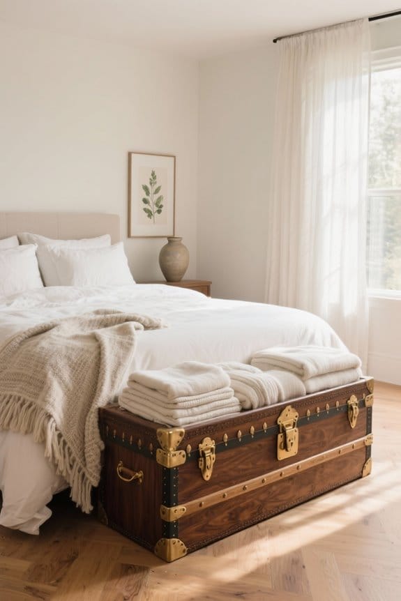 trunk storage for linens